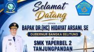 Embedded thumbnail for KUNJUNGAN KERJA GUBERNUR KEPULAUAN BANGKA BELITUNG KE SMK YAPERBEL 2 TANJUNGPANDAN