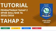 Embedded thumbnail for Tutorial  Pendaftaran SPMB Tahap 2 SMA Bangka Belitung